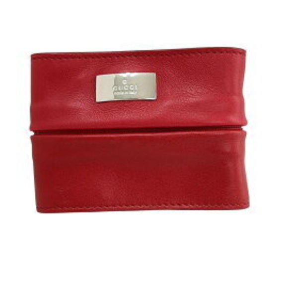 Gucci Case red leather - Picture 1 of 4